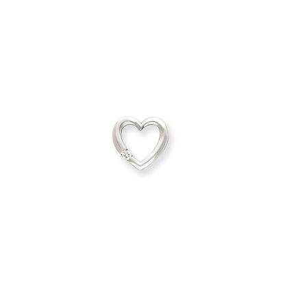 14K Gold Diamant-Herzanhänger