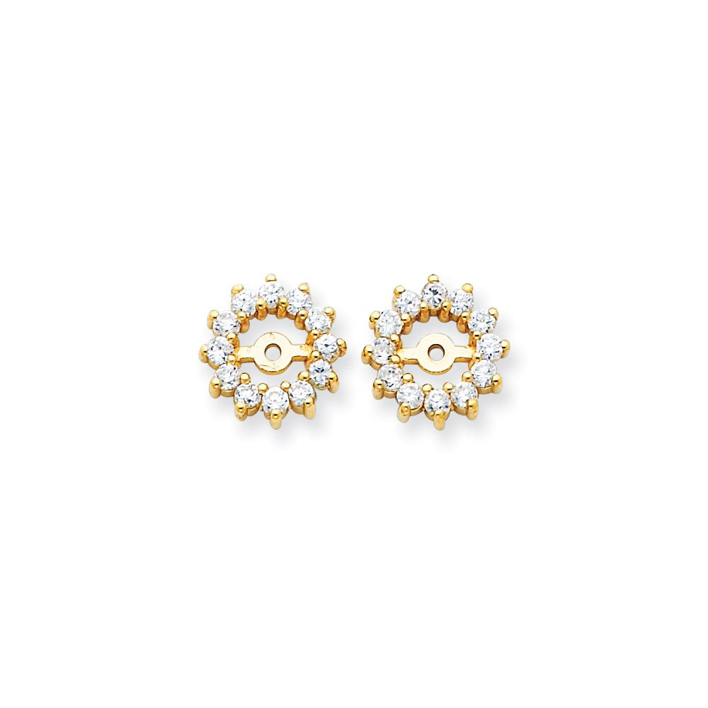 14K Diamant-Ohrring-Jacket, VS