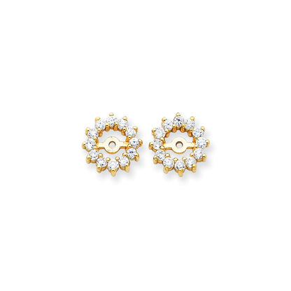 14K Diamant-Ohrring-Jacket, VS