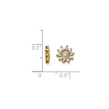 14K Gelbgold Diamant-Ohrhänger