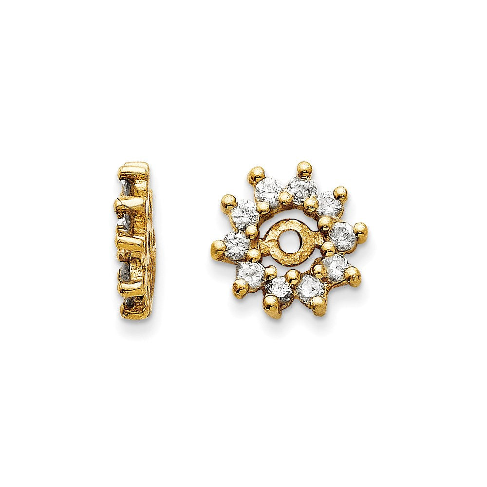 14K Gelbgold Diamant-Ohrhänger