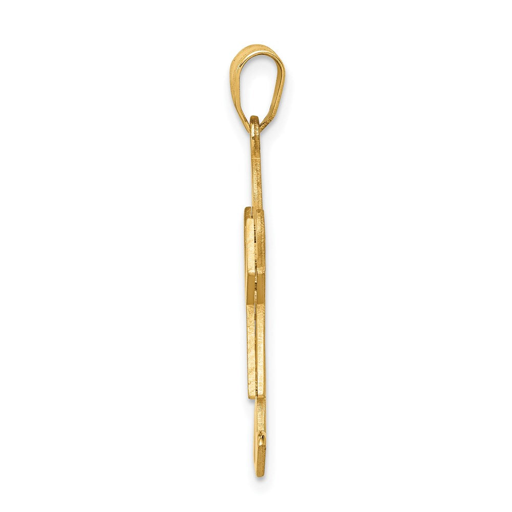 14K Gelbgold 14K Mädchen Charm