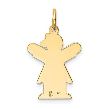 14K Gelbgold 14K Kinder Charm