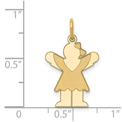 14K Gelbgold 14K Kinder Charm