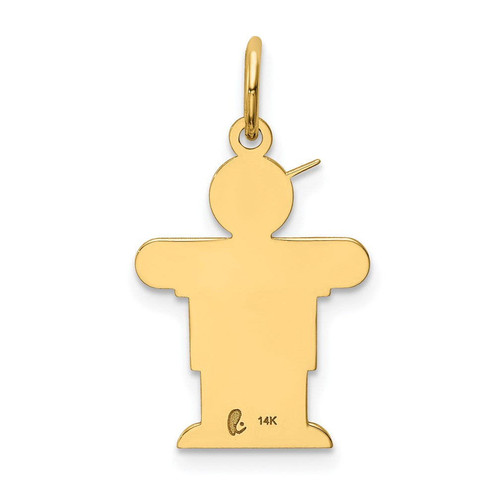 14K Gelbgold 14K Kinder Charm