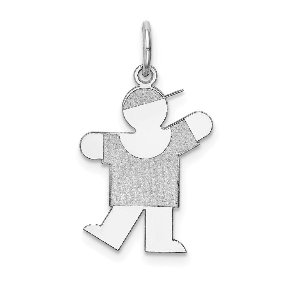 14K Weißgold 14K Weißgold Kinder Charm