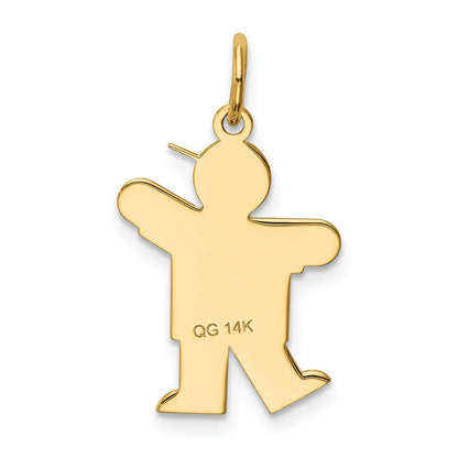 14K Gelbgold 14K Kinder Charm