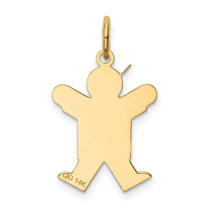 14K Gelbgold 14K Kinder Charm