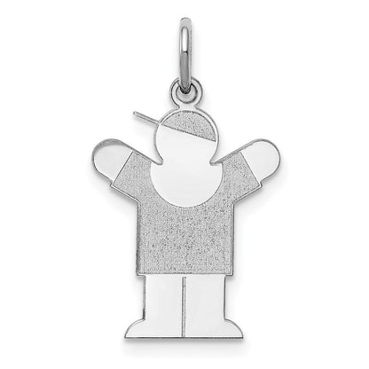 14K Weißgold 14K Weißgold Kinder Charm
