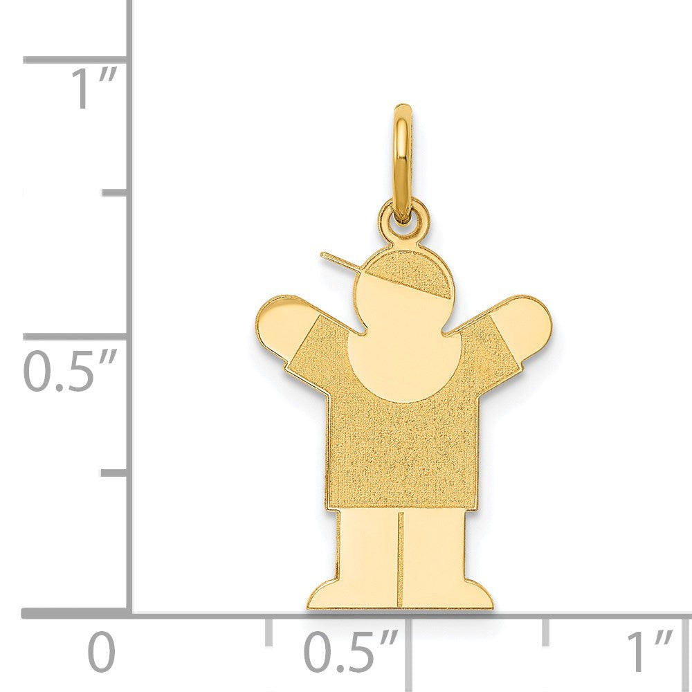 14K Gelbgold 14K Kinder Charm