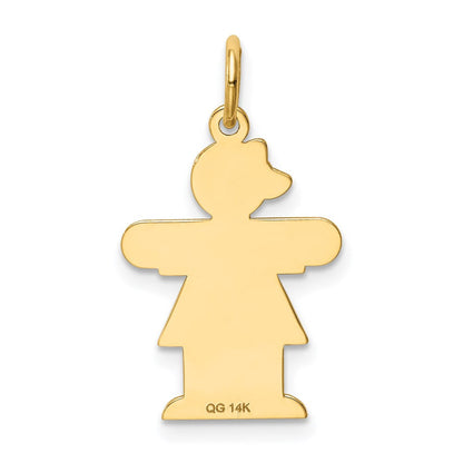14K Gelbgold 14K Kinder Charm