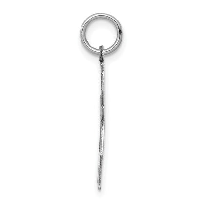 14K Weißgold Kinder Charm