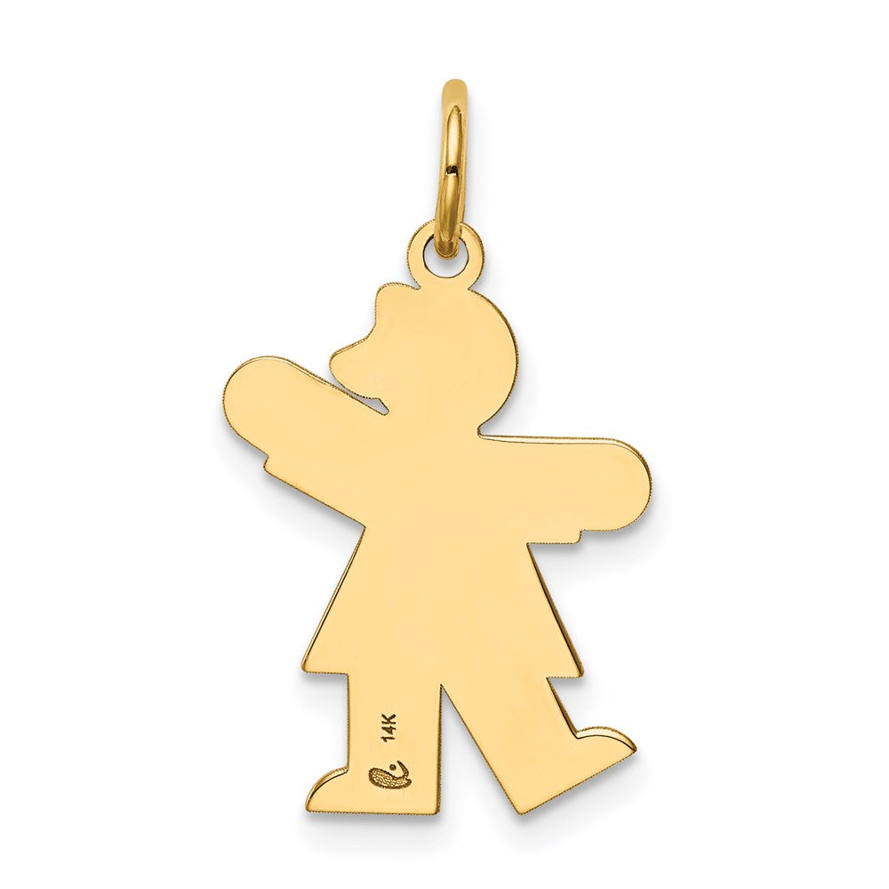 14K Gelbgold 14K Kinder Charm