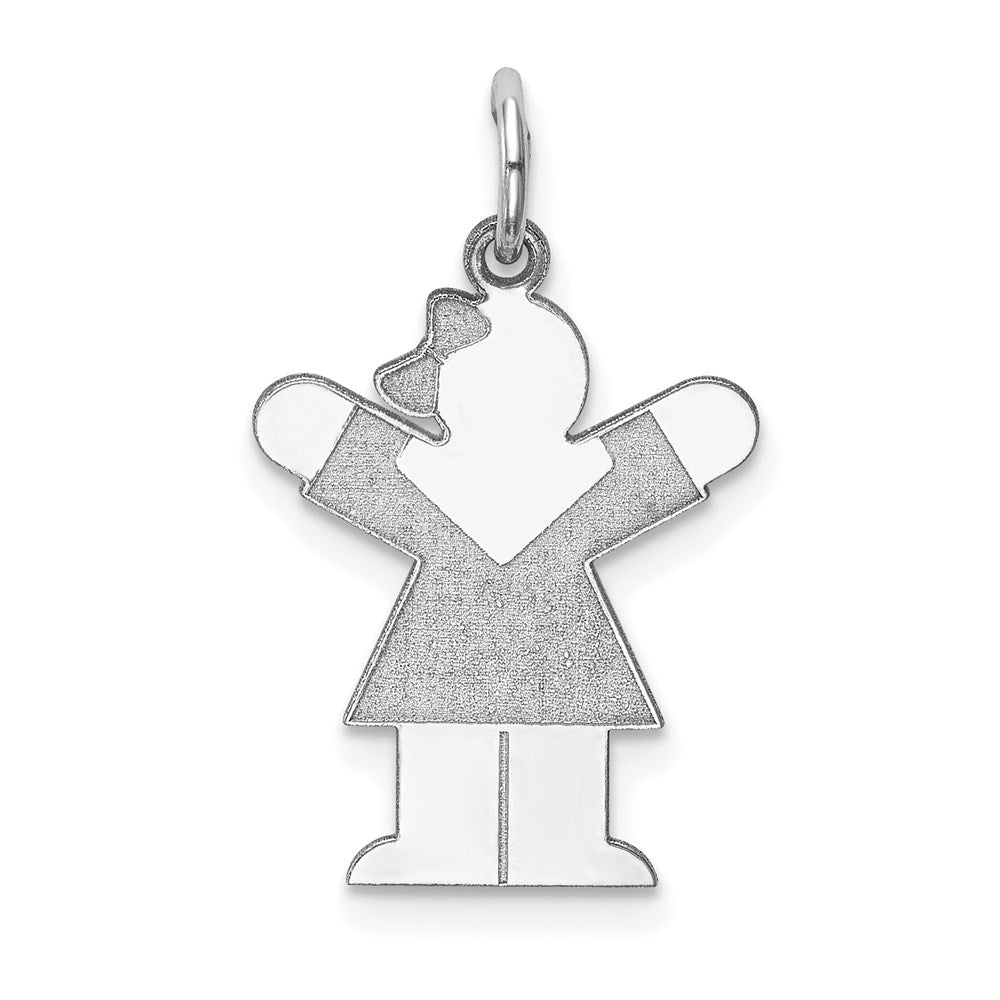 14K Weißgold 14K Weißgold Kinder Charm