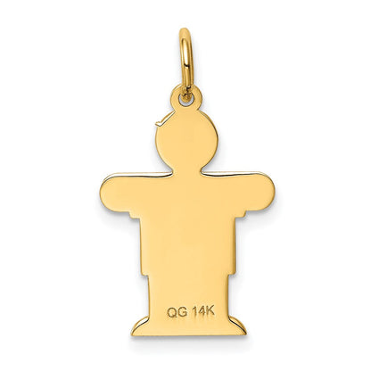 14K Gelbgold 14K Kinder Charm