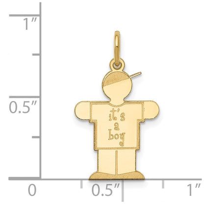 14K Gelbgold 14K Kinder Charm