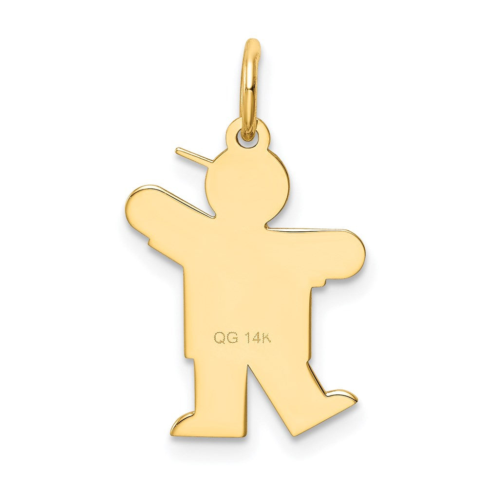 14K Gelbgold 14K Kinder Charm