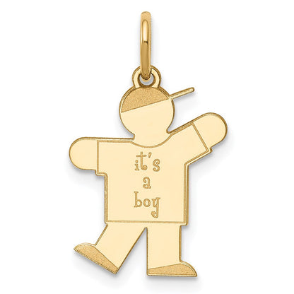 14K Gelbgold 14K Kinder Charm