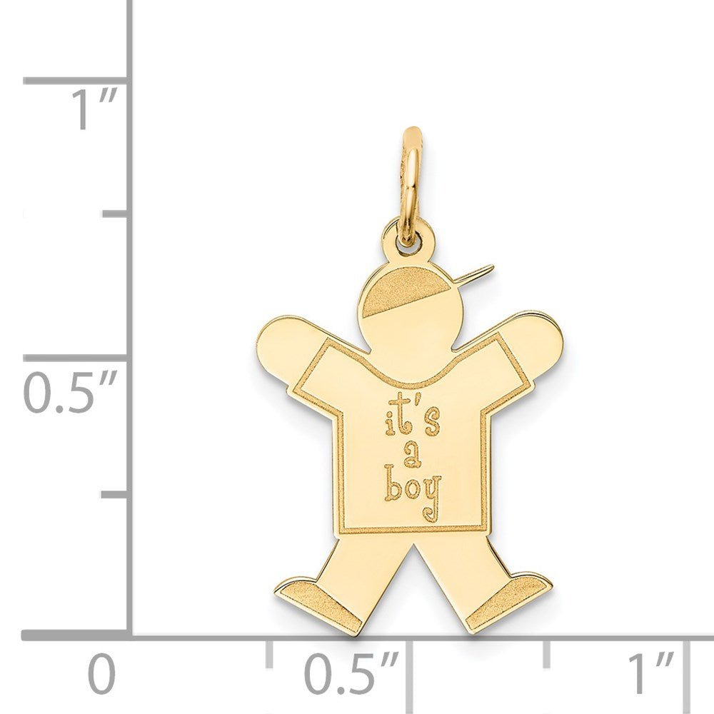 14K Gelbgold 14K Kinder Charm