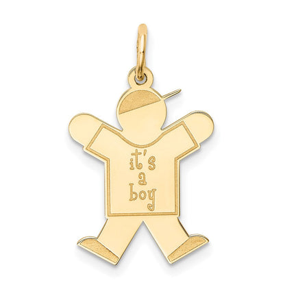14K Gelbgold 14K Kinder Charm