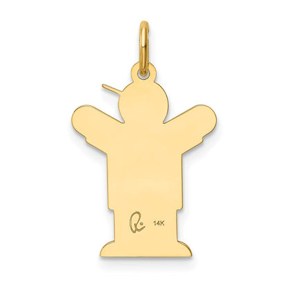 14K Gelbgold 14K Kinder Charm