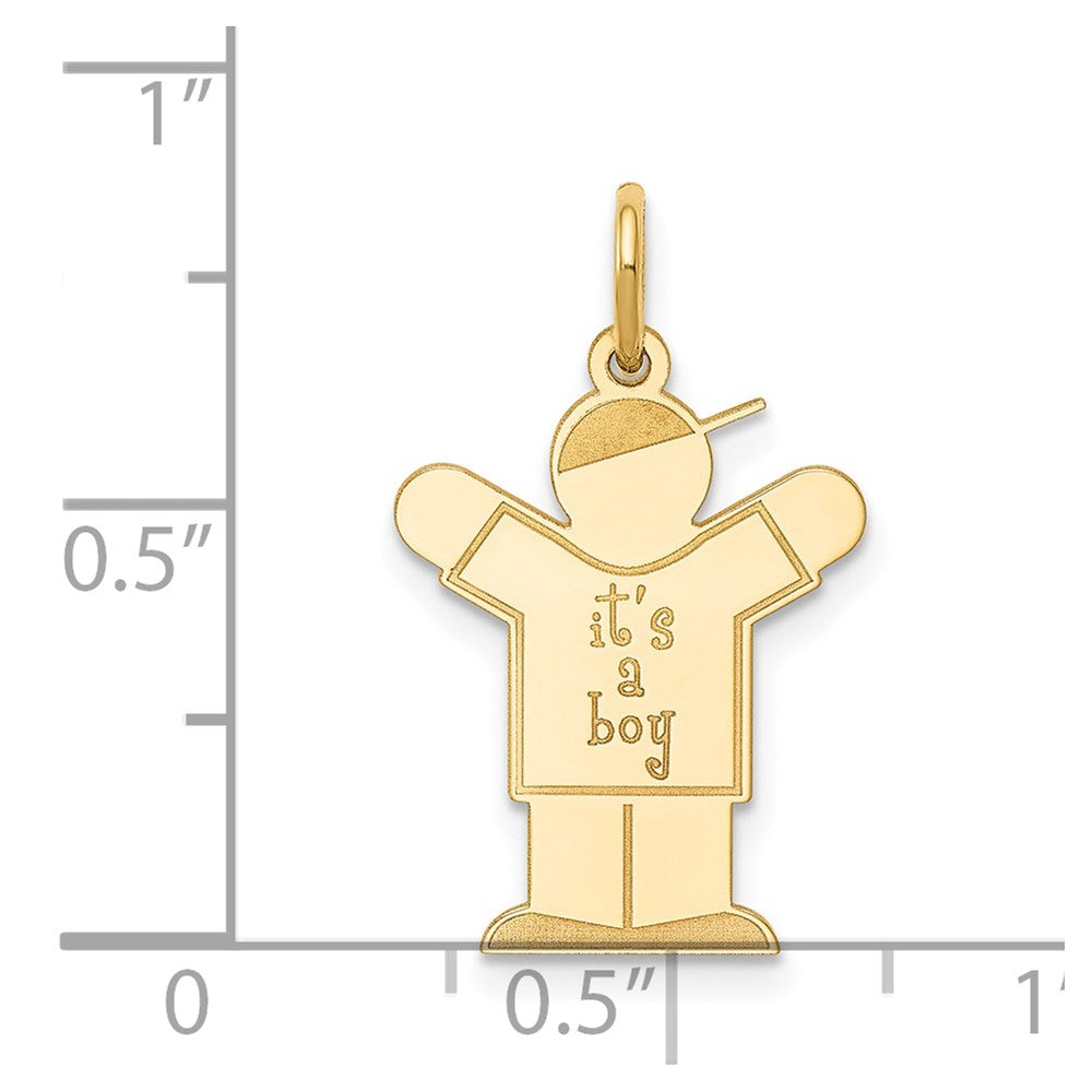 14K Gelbgold 14K Kinder Charm