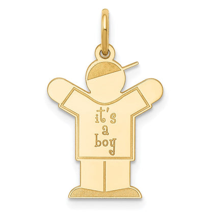 14K Gelbgold 14K Kinder Charm