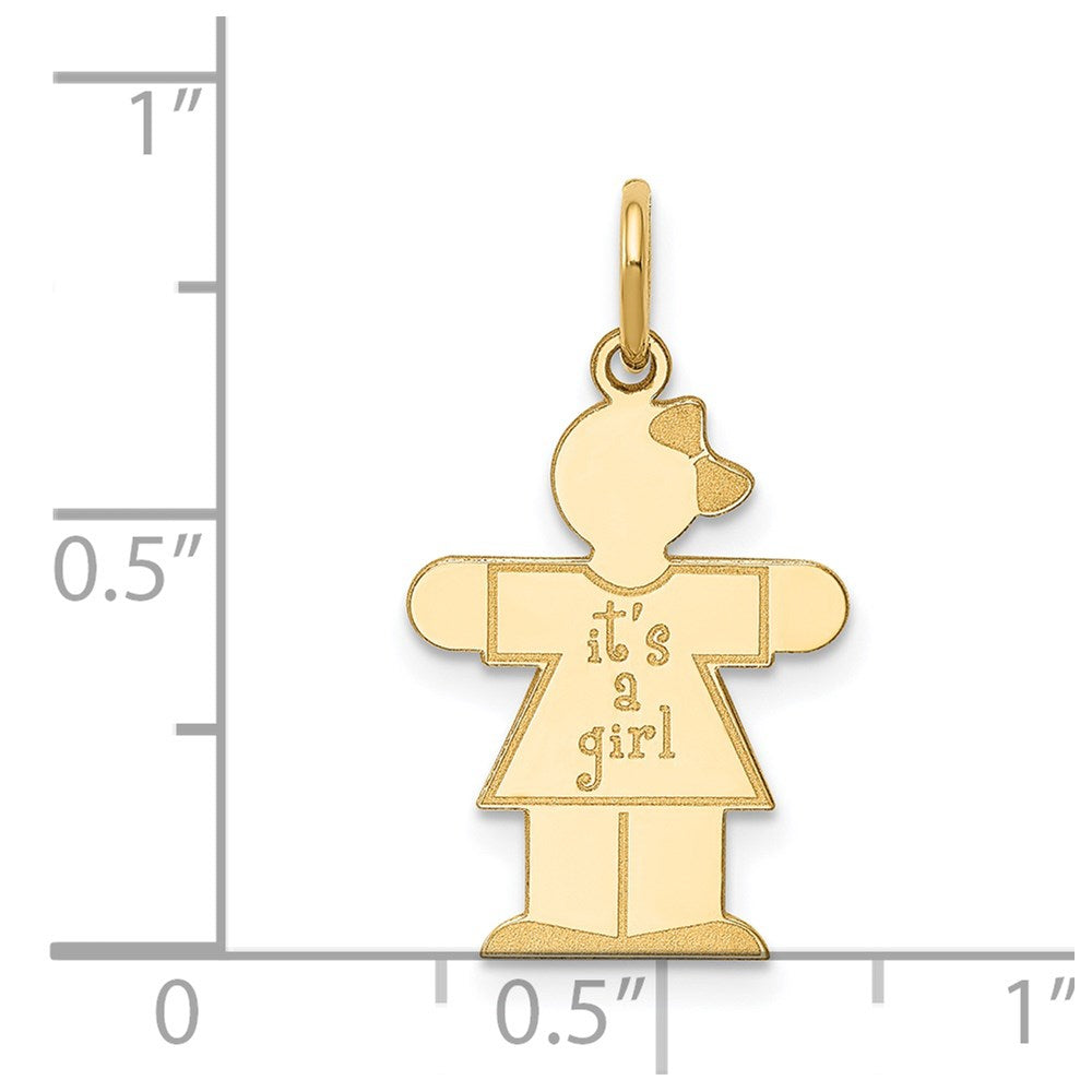 14K Gelbgold 14K Kinder Charm