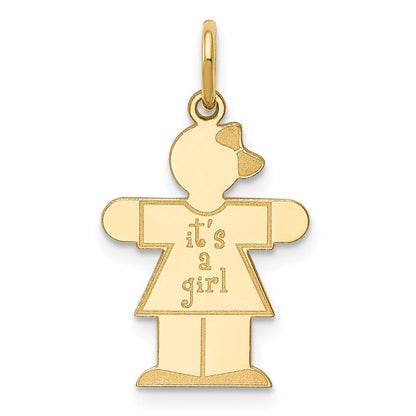 14K Gelbgold 14K Kinder Charm