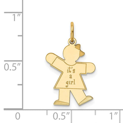 14K Gelbgold Kinder Charm