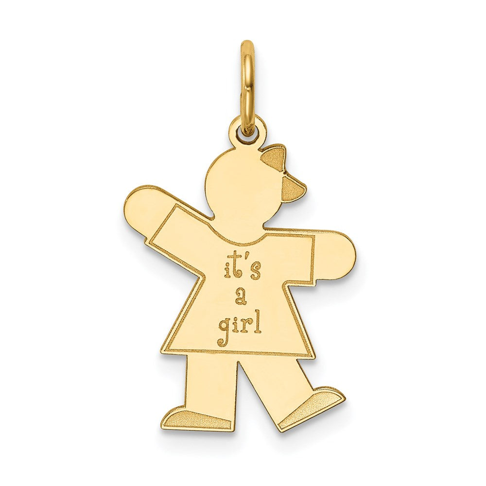 14K Gelbgold Kinder Charm