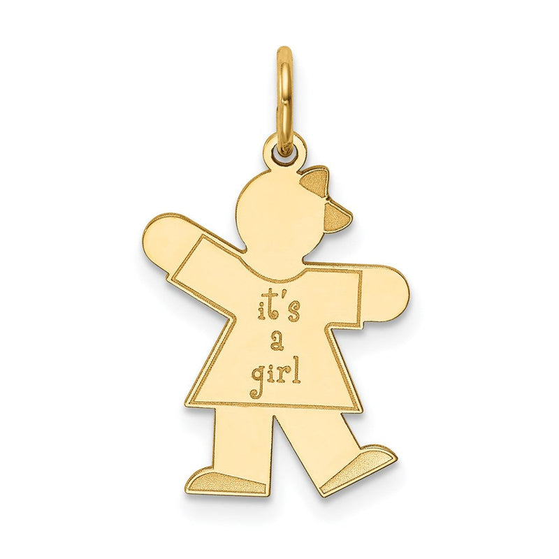 14K Gelbgold Kinder Charm