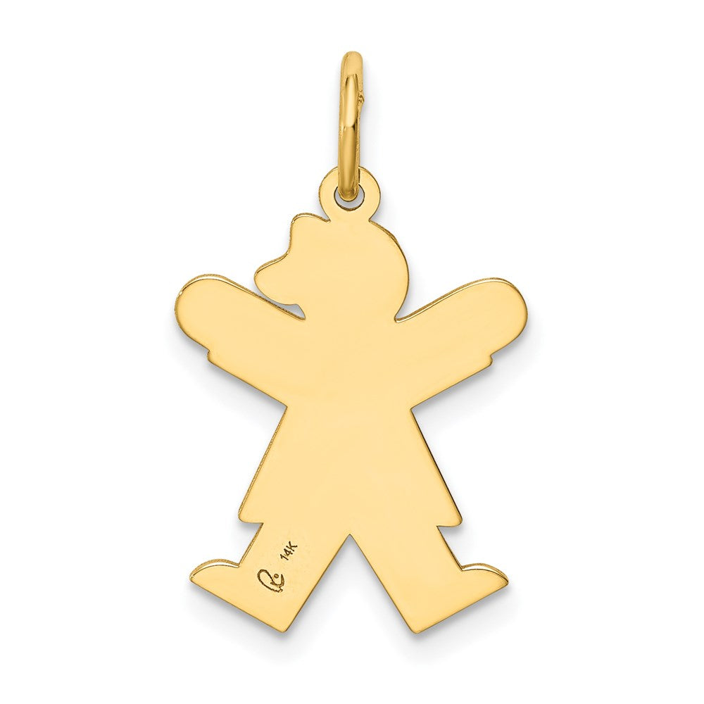 14K Gelbgold 14K Kinder Charm