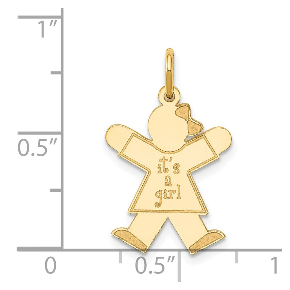14K Gelbgold 14K Kinder Charm
