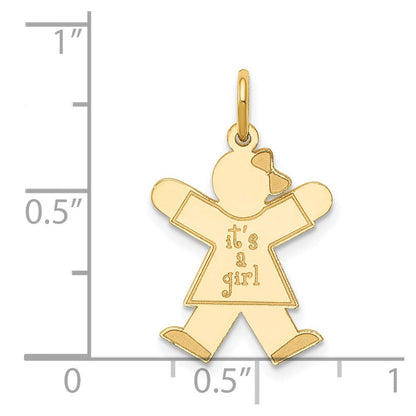 14K Gelbgold 14K Kinder Charm