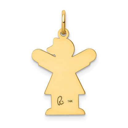 14K Gelbgold 14K Kinder Charm