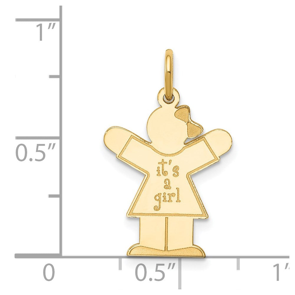 14K Gelbgold 14K Kinder Charm