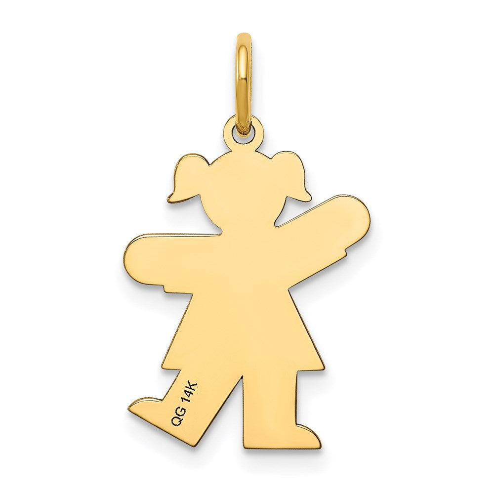 14K Gelbgold 14K Kinder Charm