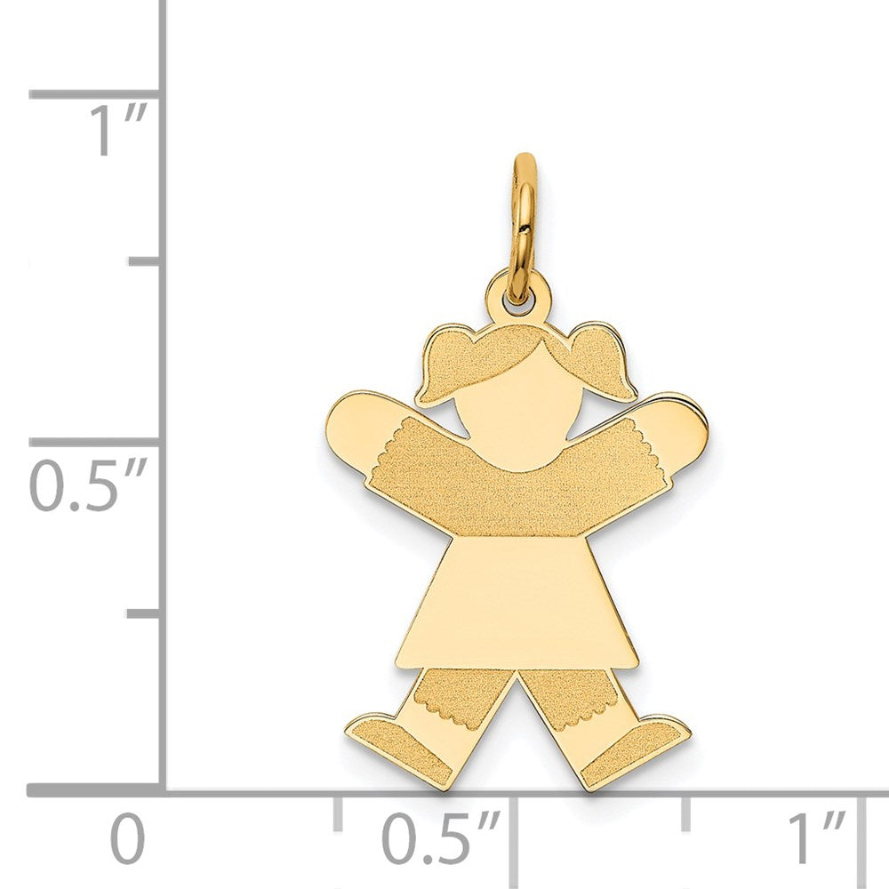 14K Gelbgold 14K Kinder Charm
