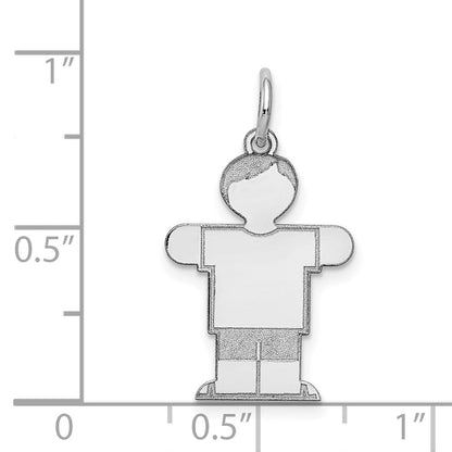 14K Weißgold 14K Weißgold Kinder Charm