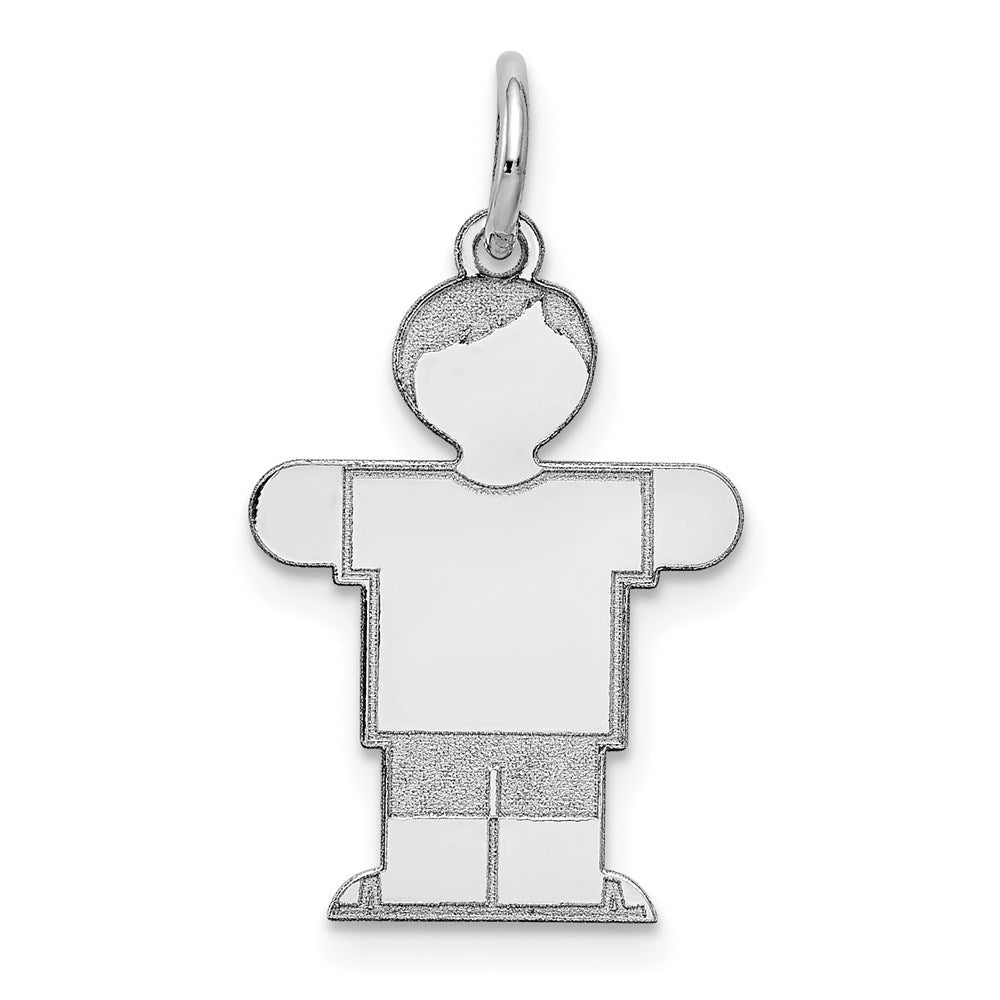14K Weißgold 14K Weißgold Kinder Charm