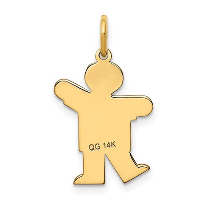 14K Gelbgold 14K Kinder Charm