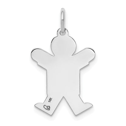 14K Weißgold 14K Weißgold Kinder Charm