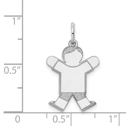 14K Weißgold 14K Weißgold Kinder Charm