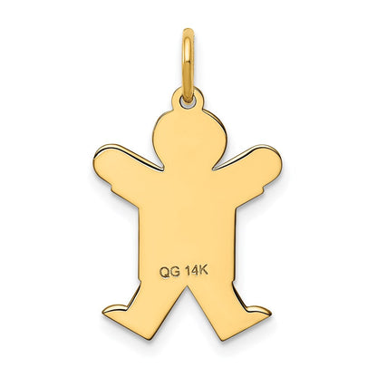 14K Gelbgold 14K Kinder Charm