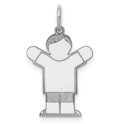 14K Weißgold 14K Weißgold Kinder Charm