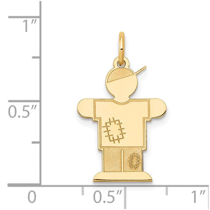 14K Gelbgold 14K Kinder Charm