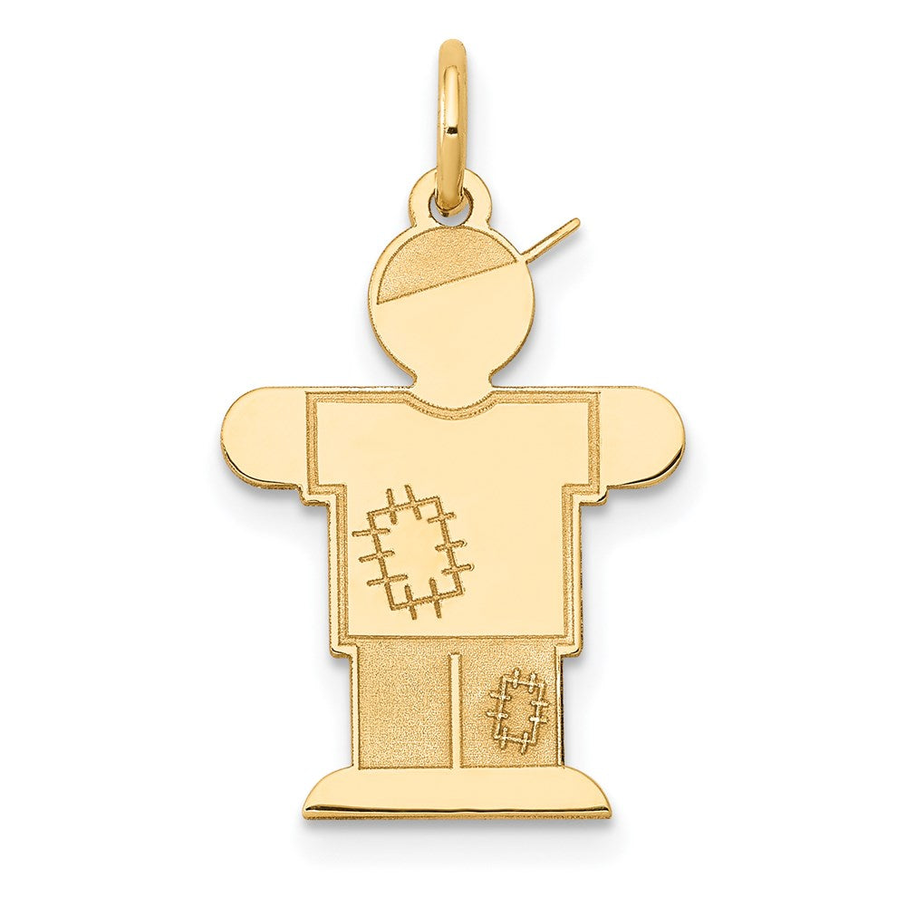 14K Gelbgold 14K Kinder Charm