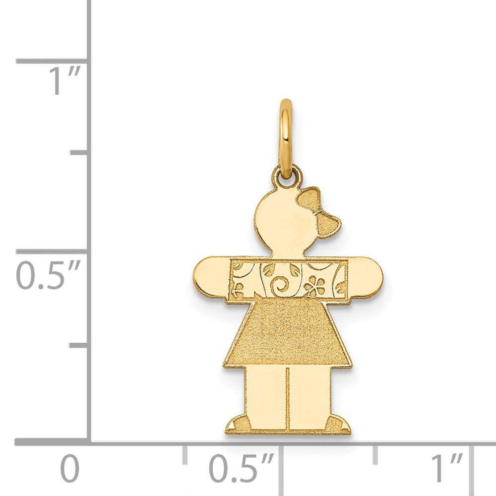 14K Gelbgold Kinder Charm