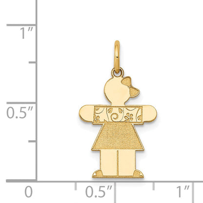 14K Gelbgold Kinder Charm